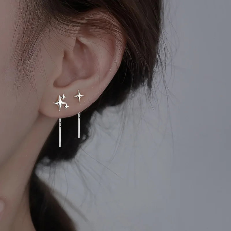 Starlume™ | Refined Star Chain Earrings