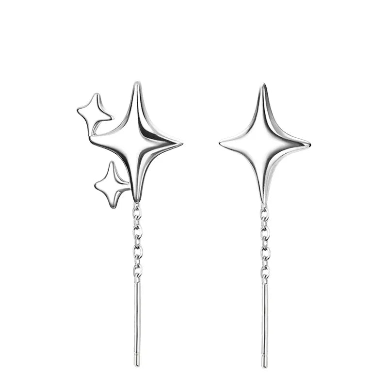 Starlume™ | Refined Star Chain Earrings