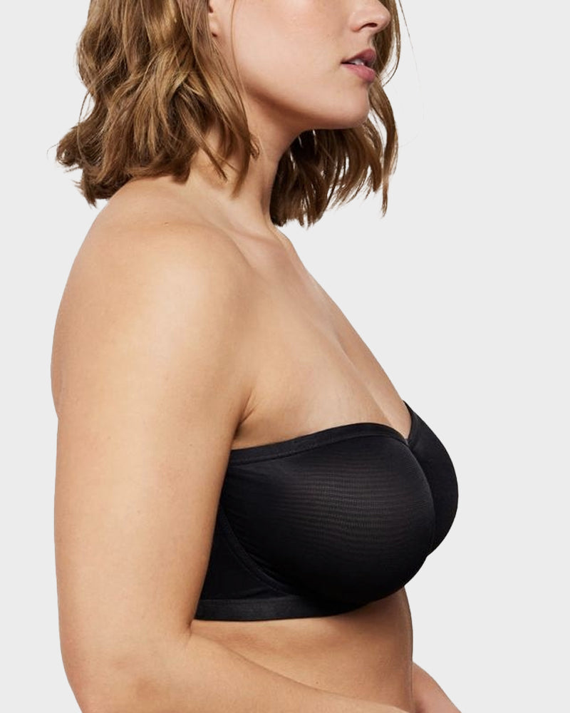 Alorin™ Strapless Mesh Underwire Balconette Bra