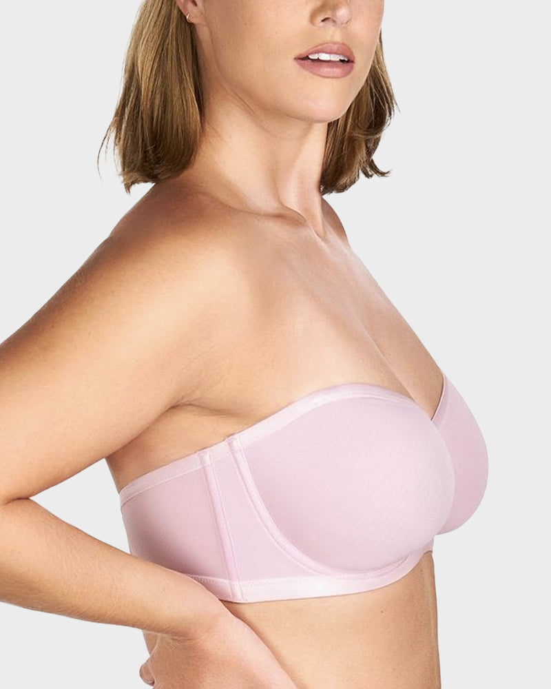 Alorin™ Strapless Mesh Underwire Balconette Bra