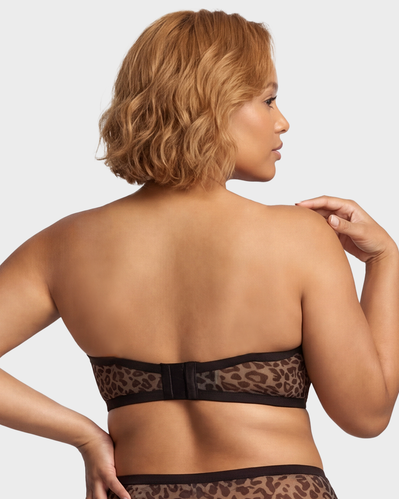 Alorin™ Strapless Mesh Underwire Balconette Bra
