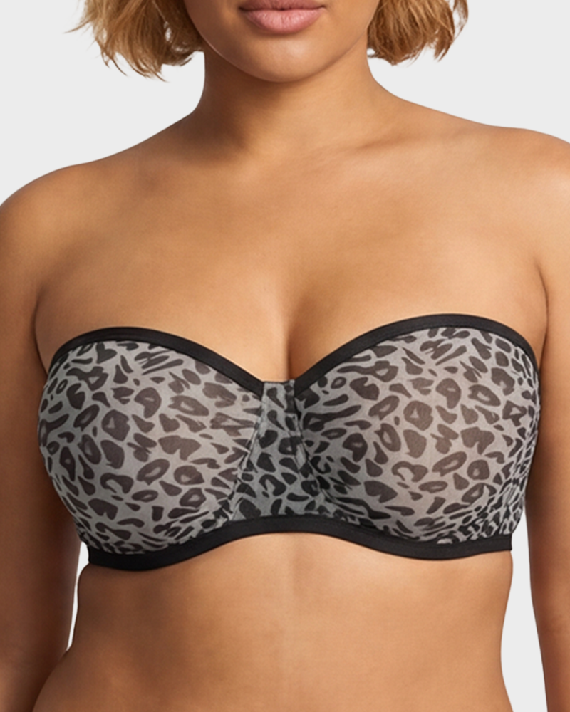 Alorin™ Strapless Mesh Underwire Balconette Bra