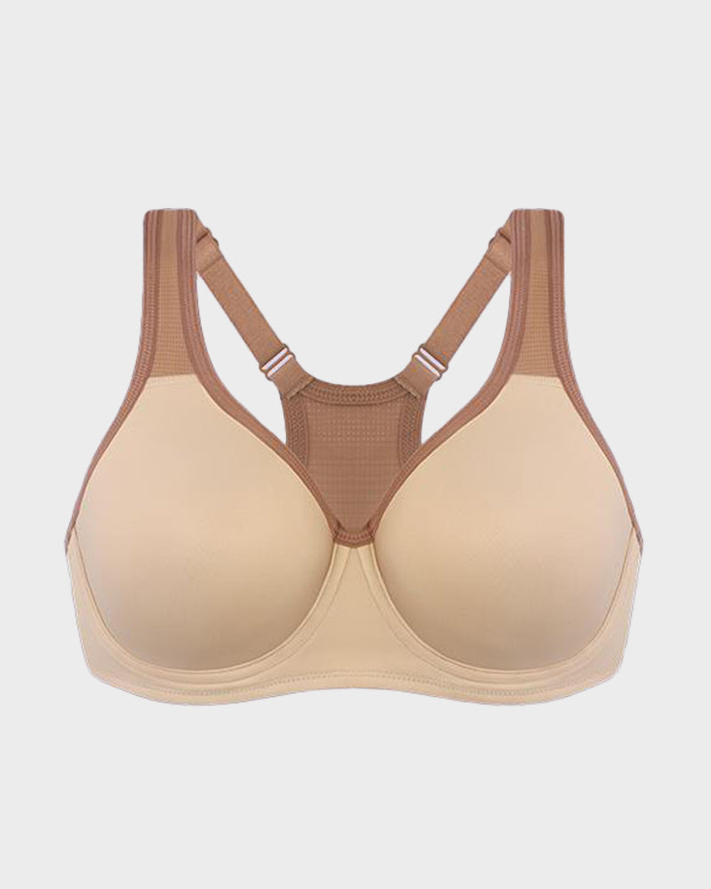 Alorin™ Unlined External Underwire Full Coverage Sports Bra