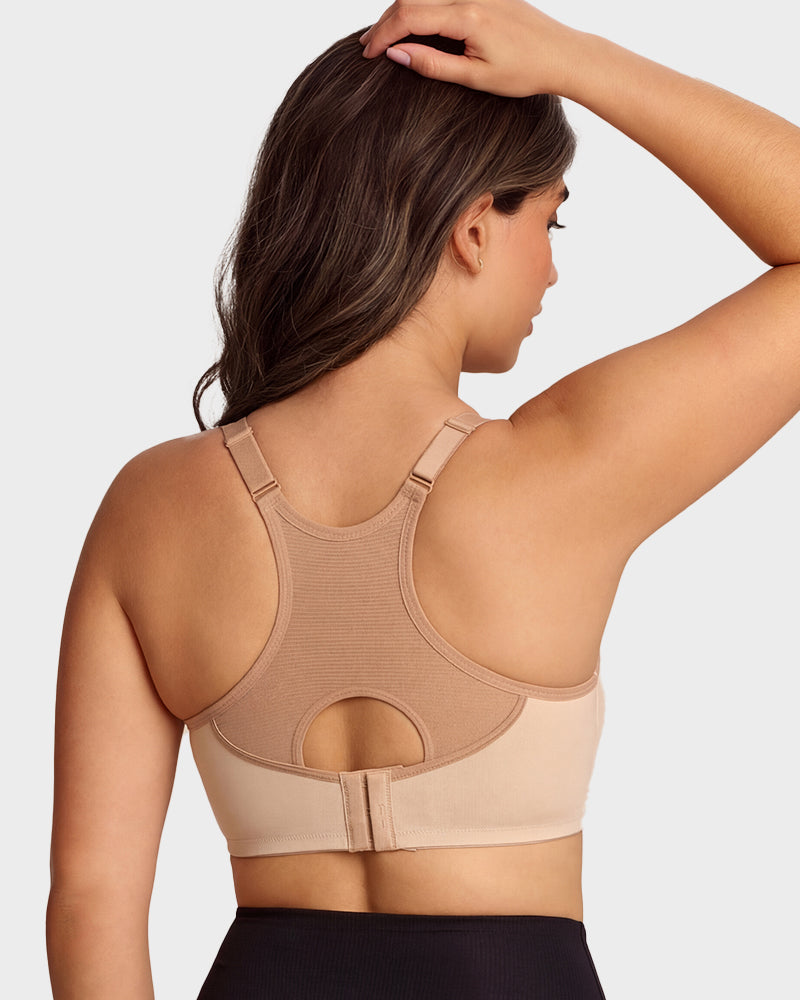 Alorin™ Unlined External Underwire Full Coverage Sports Bra