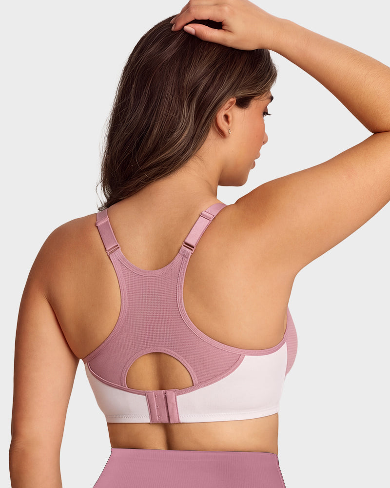 Alorin™ Unlined External Underwire Full Coverage Sports Bra
