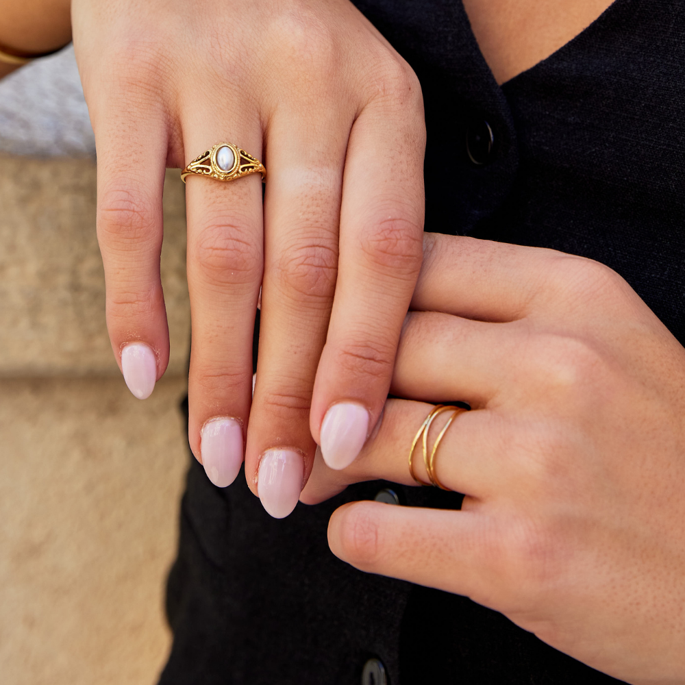 Infinity Loop – Gold Ring