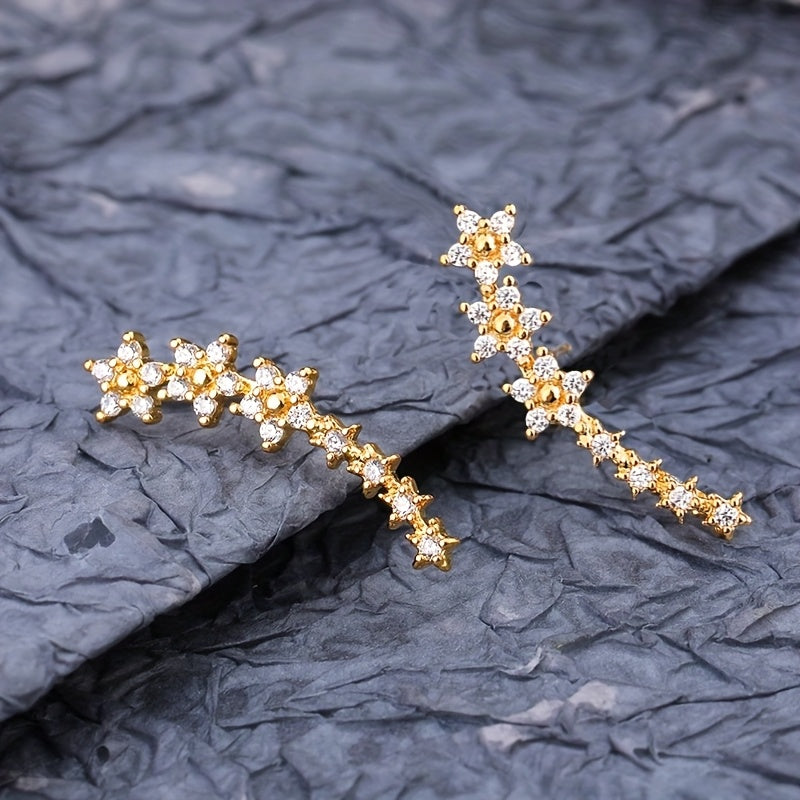 Floral Earrings™ | Timeless elegance in gold