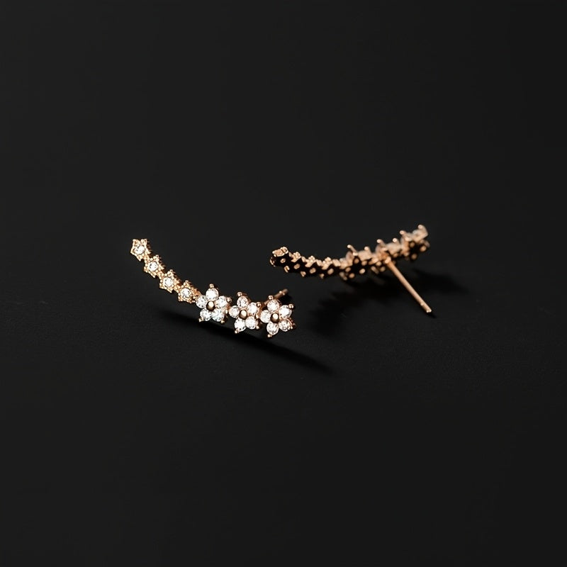 Floral Earrings™ | Timeless elegance in gold