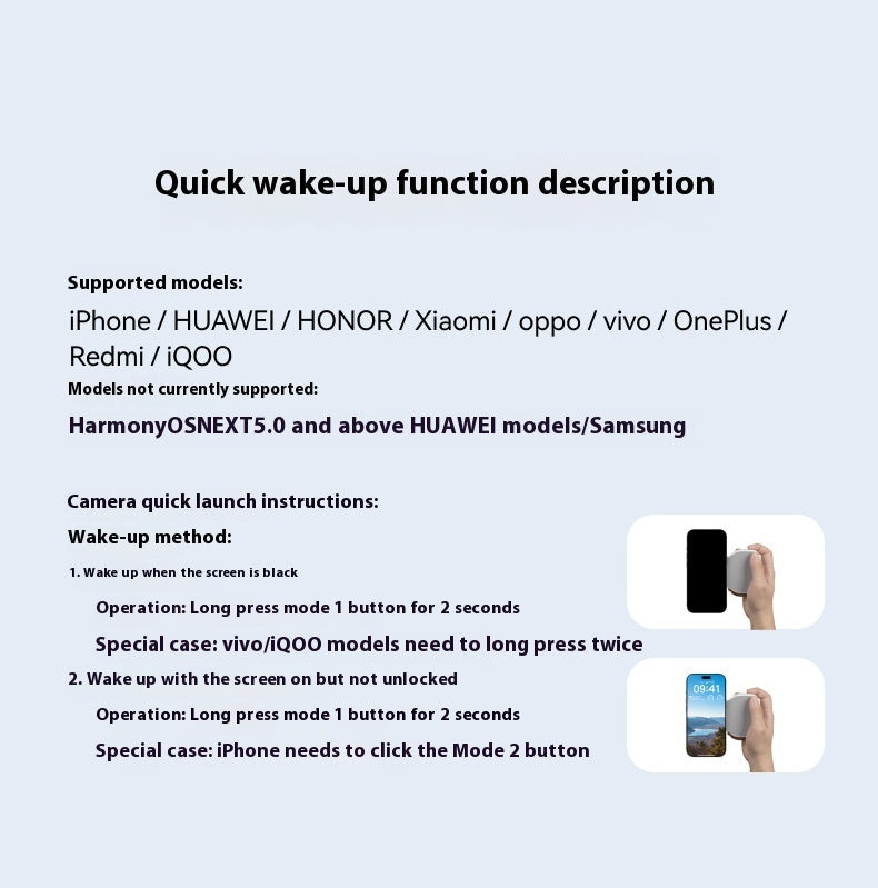 GripShot Pro – Magnetic Phone Camera Grip with Shutter & Magnetic Selfie Light 2.0 & Tripod