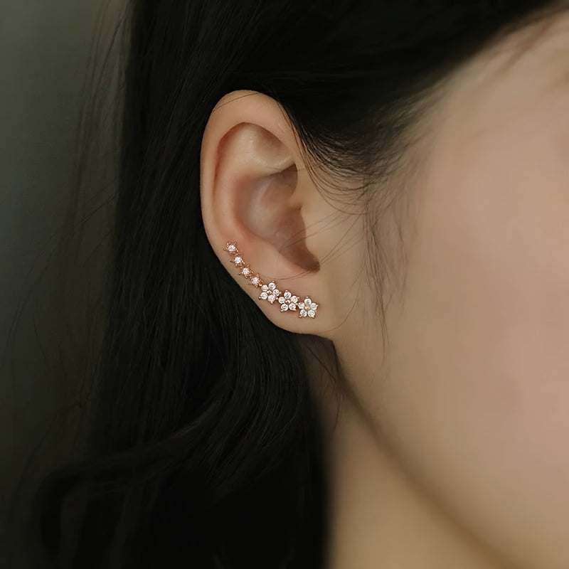 Floral Earrings™ | Timeless elegance in gold