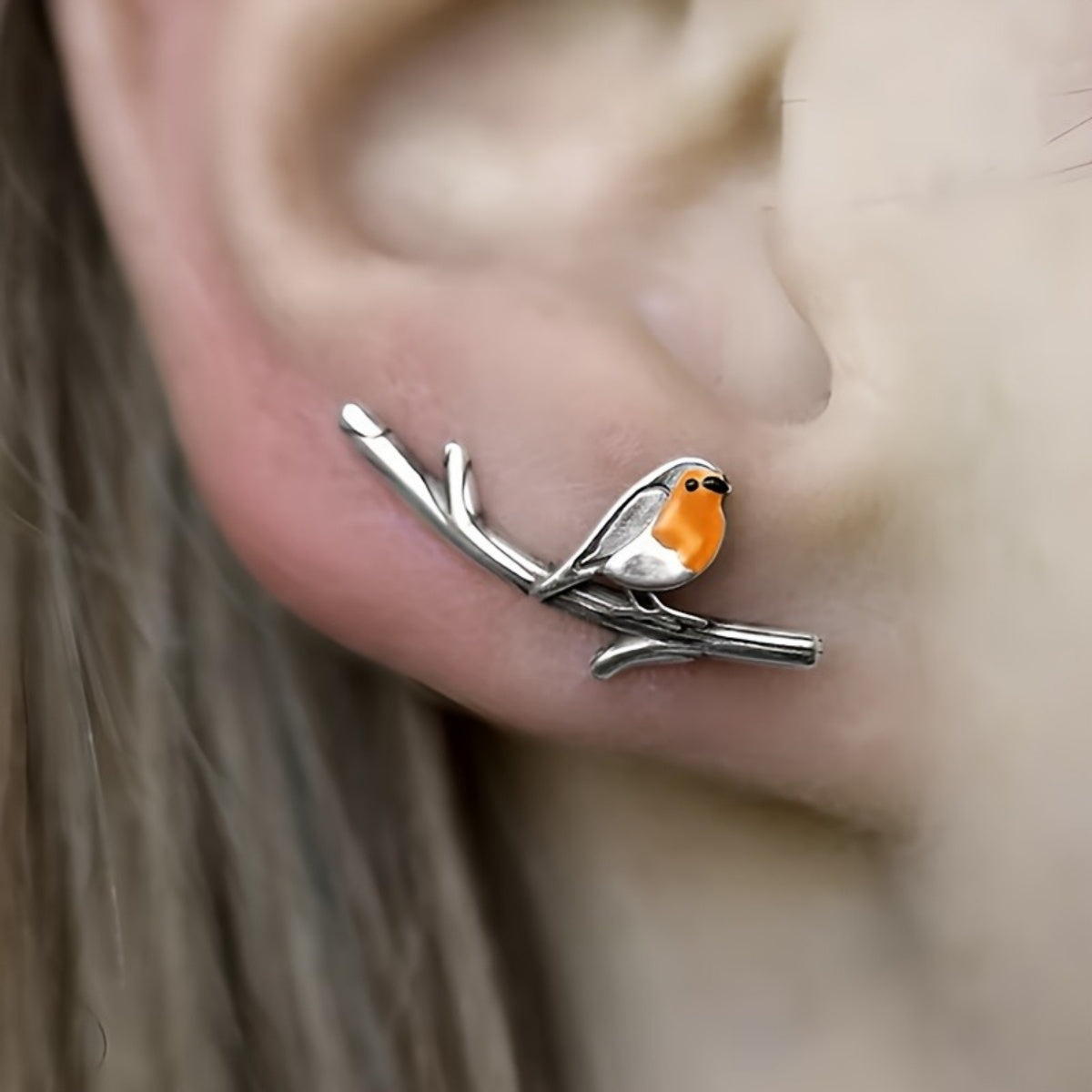 Birds™ | Delicate Gold Earrings