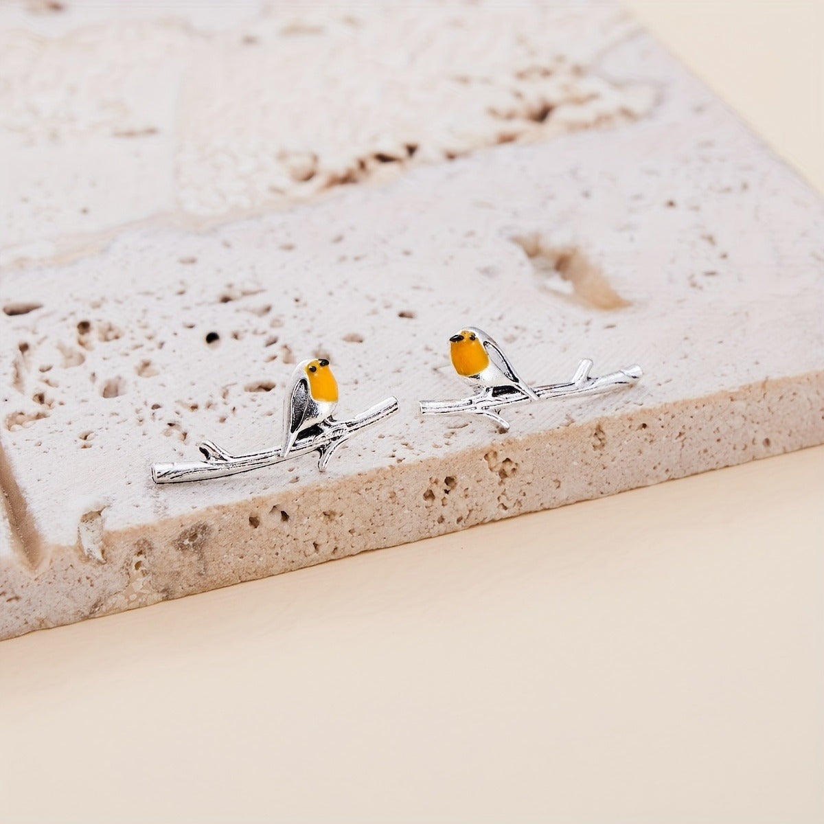Birds™ | Delicate Gold Earrings