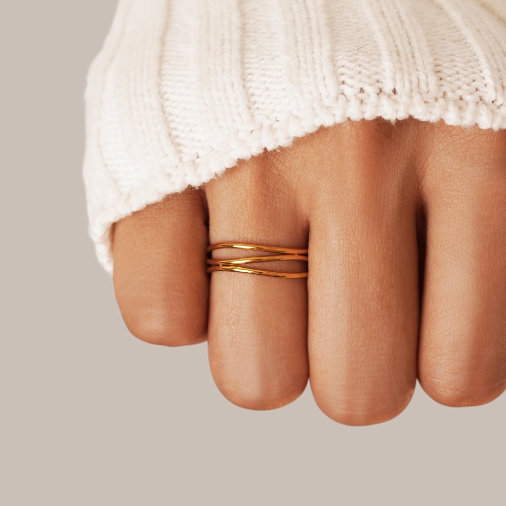 Infinity Loop – Gold Ring