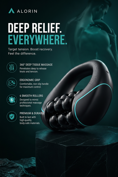 ALORIN™ SculptRoll Anti Rolling Cellulite Massager - Reduce Puffiness & Enhance Natural Contours