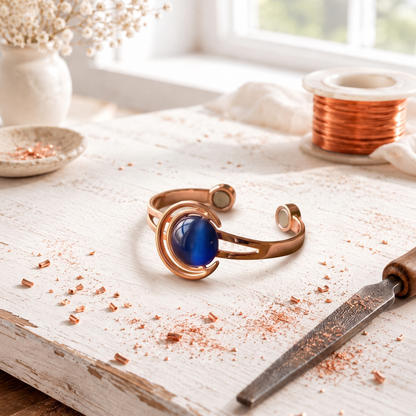 Alorin Crescent Copper Bracelet