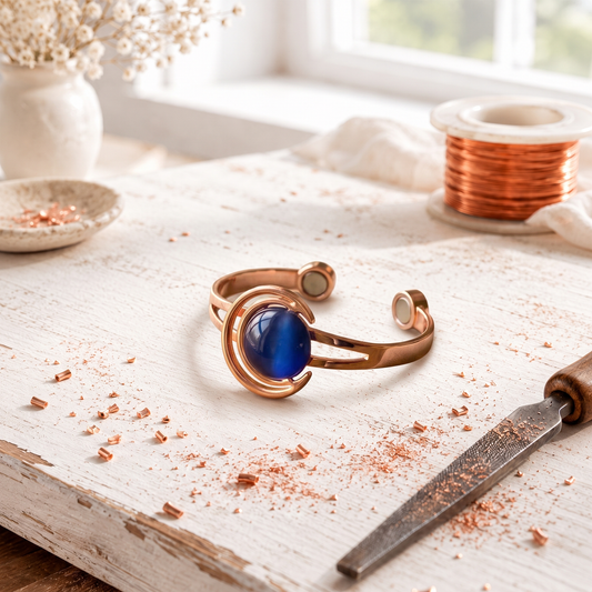 Alorin Crescent Copper Bracelet