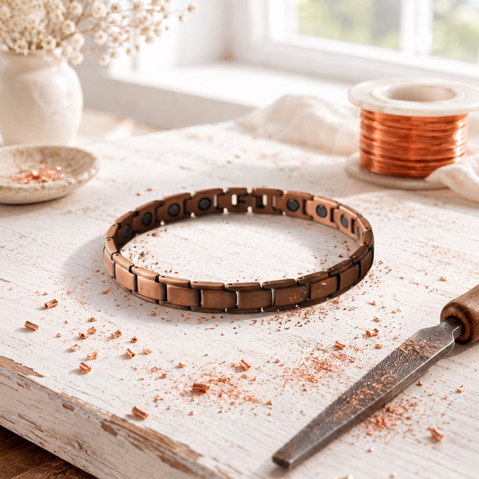 Alorin Cobble Copper Anklet