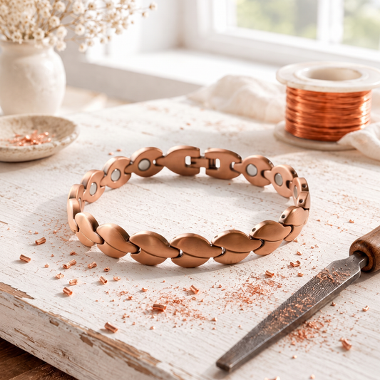 Alorin Seed Copper Anklet