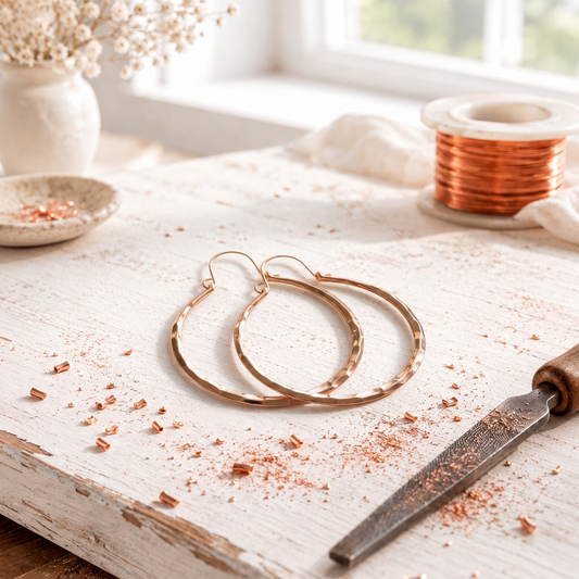 Alorin Glint Copper Earrings
