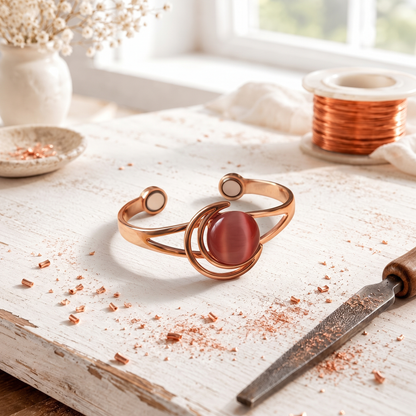 Alorin Hearth Pink Copper Bracelet