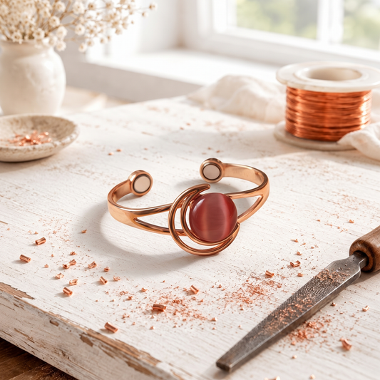 Alorin Hearth Pink Copper Bracelet
