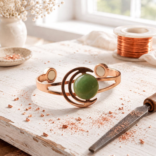 Alorin Lunara Green Copper Bracelet