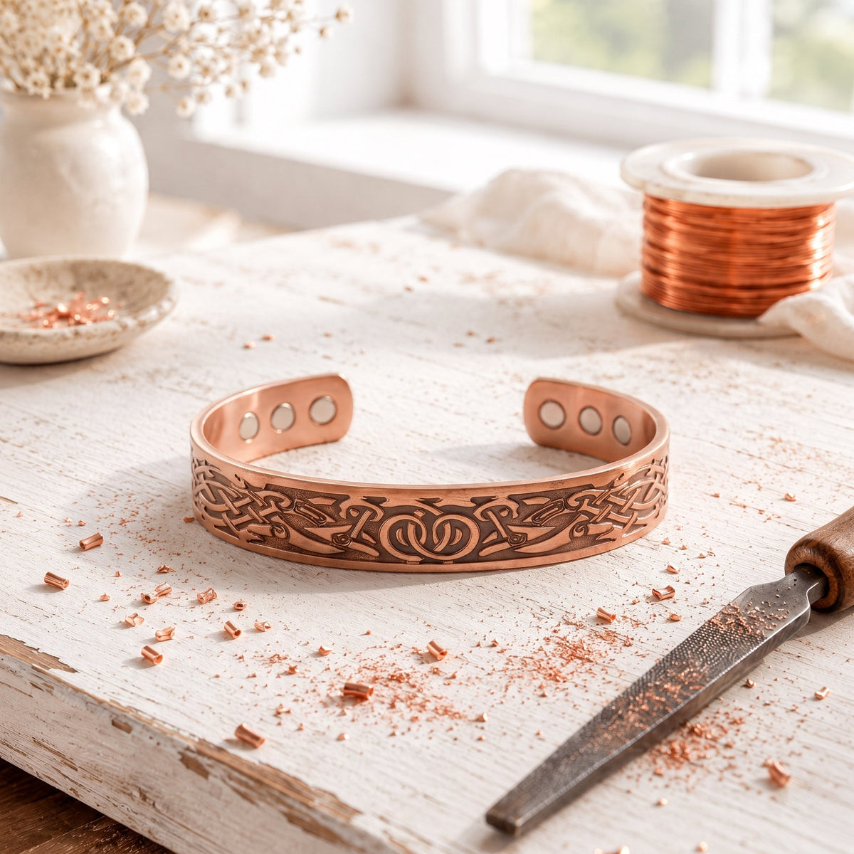 Alorin Knotwork Copper Bracelet
