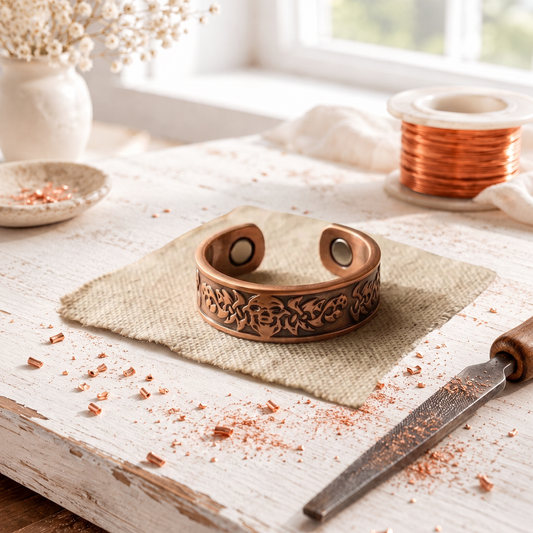 Alorin Thistle Copper Ring