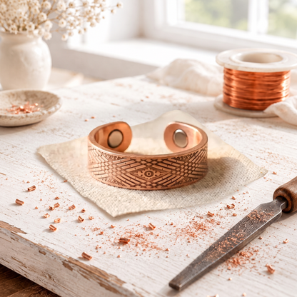 Alorin Sundial Copper Ring