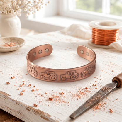 Alorin Tillage Copper Bracelet
