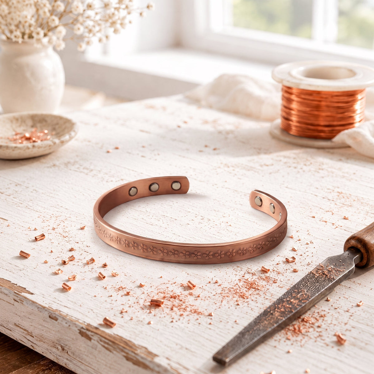 Alorin Daisy Copper Bracelet