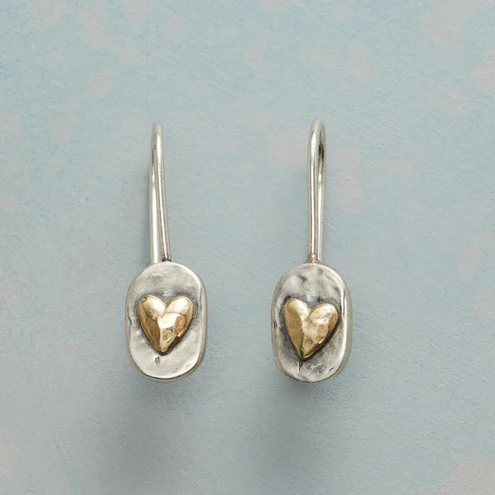Amoréa™ | Elegant Heart Statement Earrings