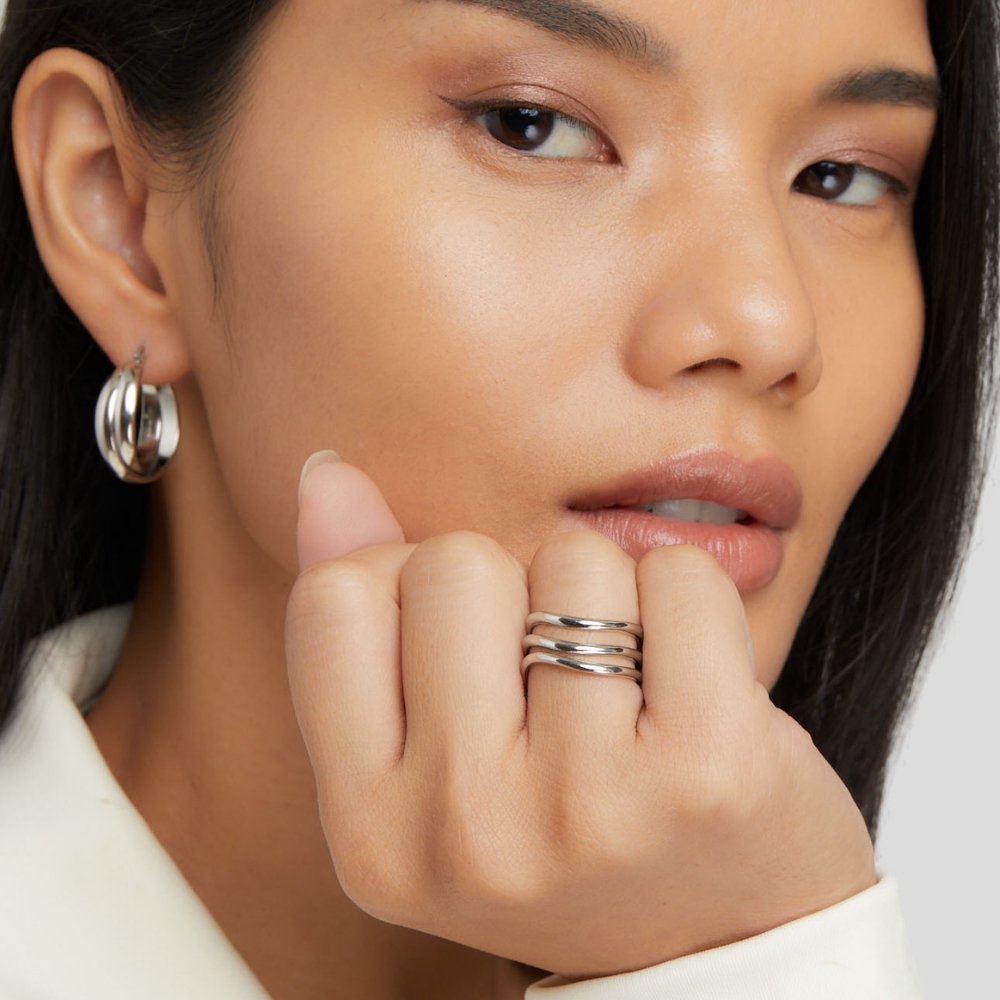 Kiya – Layered Silver Ring
