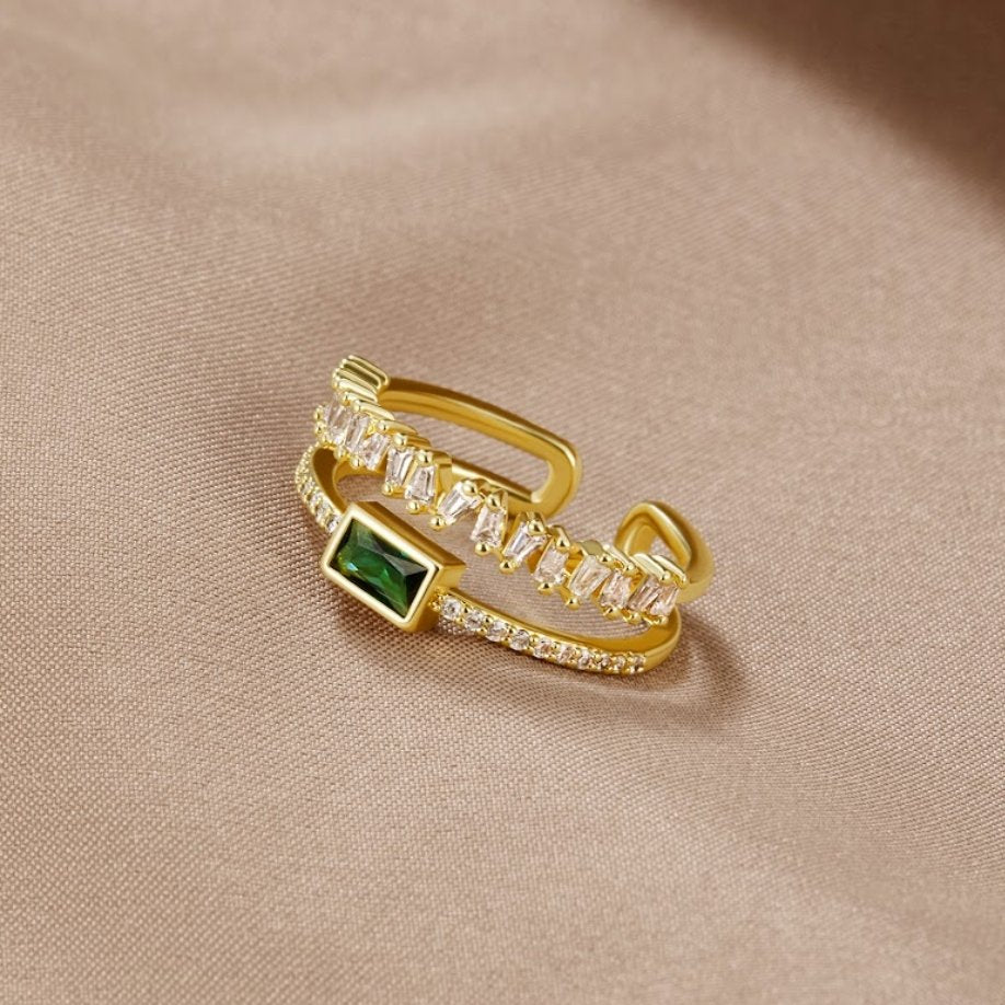 Bliss – Layered Crystal Ring