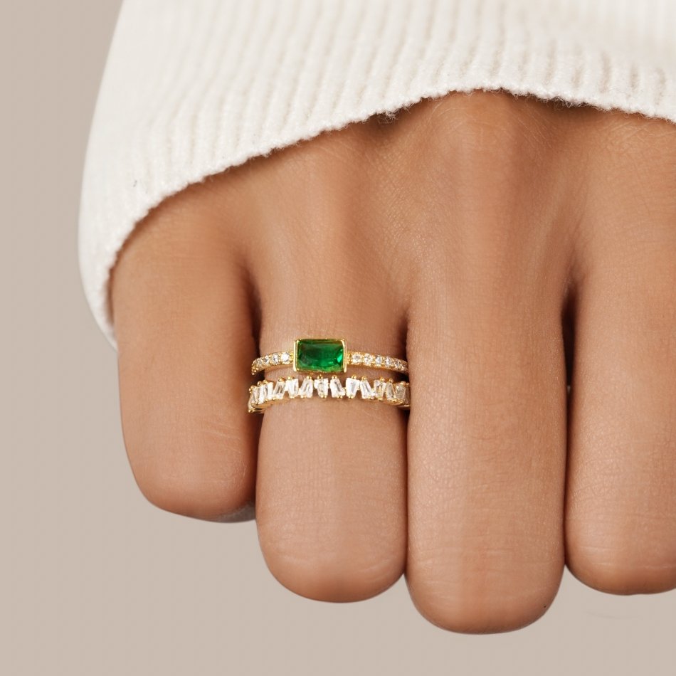 Bliss – Layered Crystal Ring