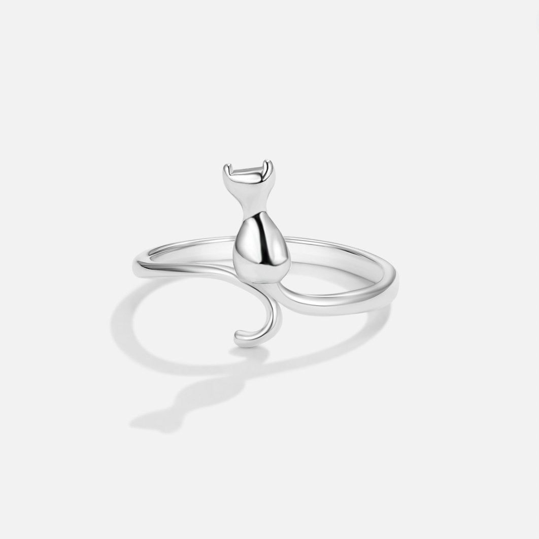 Midnight Cat – Silver Ring