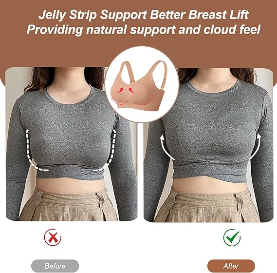 Alorin™ Seamless Full Coverage Push Up No Underwire Bras