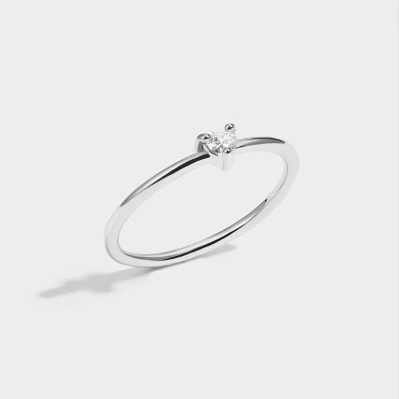 “Little Love” – Crystal Heart Ring