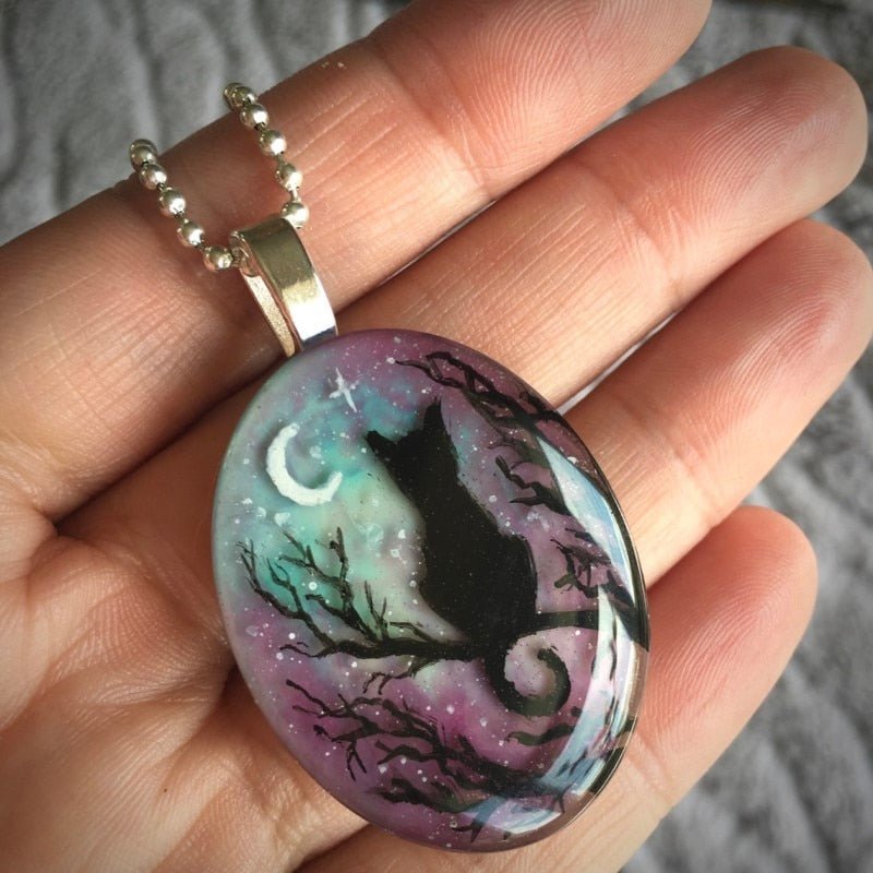 “Starry Night” Cat Necklace