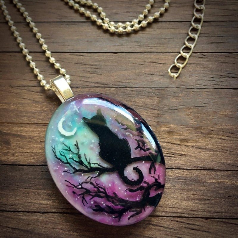 “Starry Night” Cat Necklace